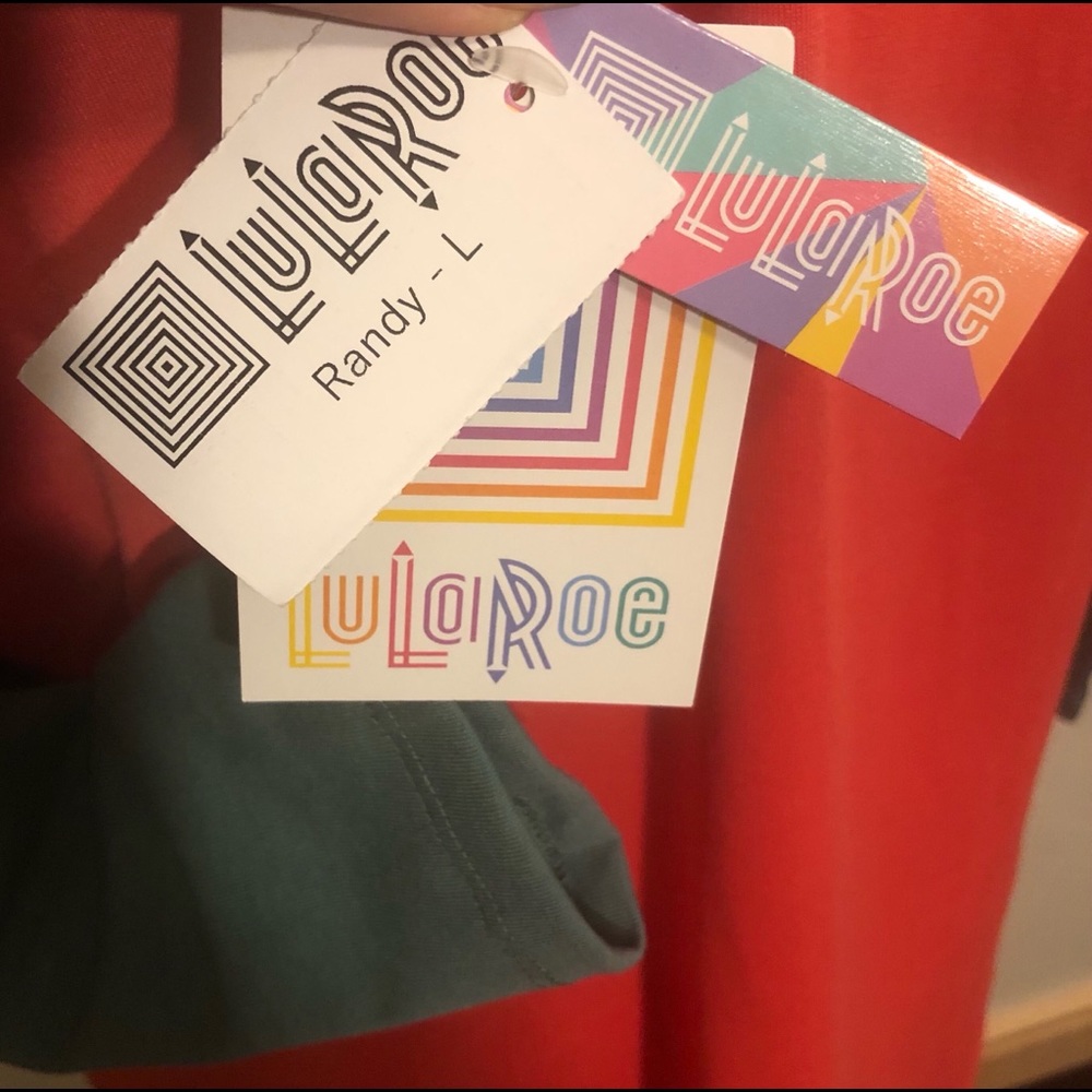 LulaRoe Randy Baseball Tee - Picture 4 of 6